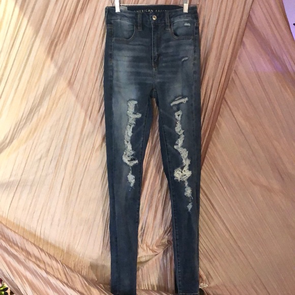 American Eagle Outfitters Denim - American eagle Next level stretch Jeans pants denim curvy high rise jegging 4 L
